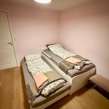Spacious And Modern Townhouse With Parking, 3 Bedrooms ברגן
