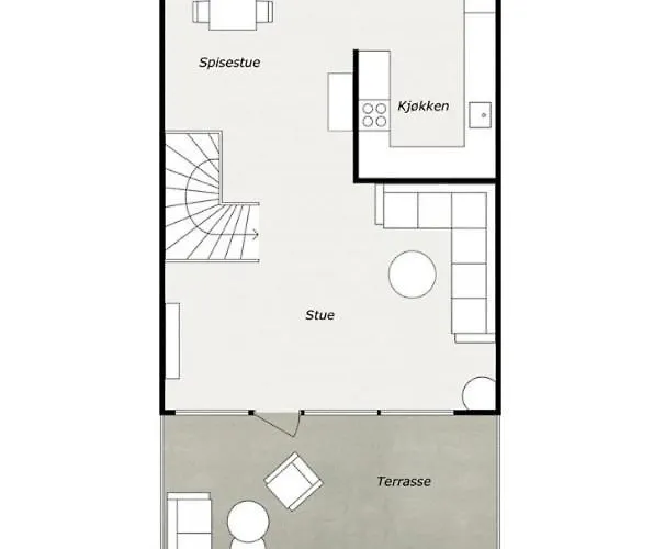 Spacious And Modern Townhouse With Parking, 3 Bedrooms 公寓 卑爾根